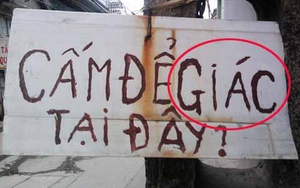 Những lỗi chính tả 'siêu ngớ ngẩn'