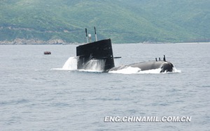 "Lộ" tàu ngầm hiện đại mới 100% của Hạm đội Nam Hải