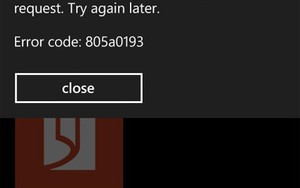 Lỗi tải ứng dụng trên Windows Phone 8 và cách khắc phục