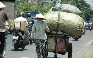 Vật lộn với cuộc mưu sinh giữa nắng nóng Sài Gòn