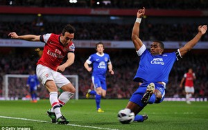 Bất lực trước Everton, Arsenal khó giữ Top 3