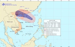 Công điện khẩn về bão trên biển Đông