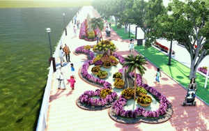 Đường hoa biểu tượng rắn hổ 17 tỷ đồng tại Đà Nẵng