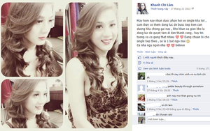 Facebook của người đẹp chuyển giới Lâm Chi Khanh có gì "nóng"?