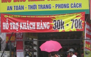 Mập mờ mũ bảo hiểm chính hãng có trợ giá