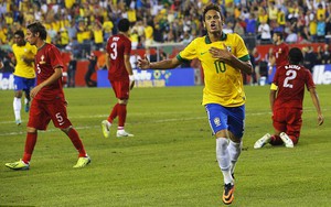 Vắng Ronaldo, Neymar điên rồ “làm gỏi” Bồ Đào Nha