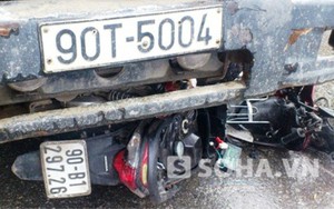 Hà Nam: Xe khách tông trực diện vào xe máy, 3 người thương vong