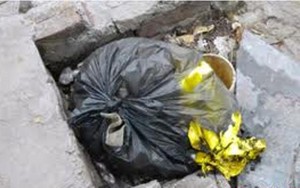 Hà Nội: Phát hiện xác thai nhi trong thùng rác