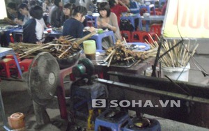 Kinh hãi với cách chế biến món ăn vỉa hè