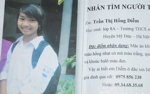 Nữ sinh lớp 8 mất tích đã gặp lại người thân trong hoảng loạn