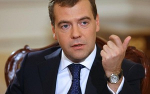 Thủ tướng Medvedev: Trung Quốc không phải là mối đe dọa