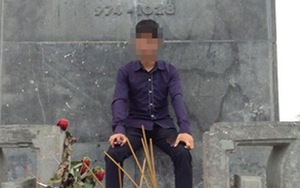 Nam thanh niên ngồi lên tượng đài vua Lý Thái Tổ... hối lỗi