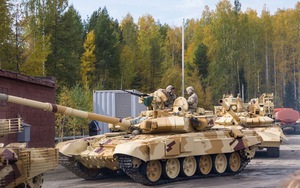 Nga tăng cường hơn 50 tăng T-72B1 hiện đại tới sát Trung Quốc