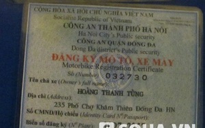 Mua xe gian, tự làm giấy tờ giả để...dùng