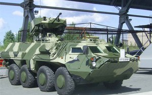 Vệ binh Quốc gia Ukraine nhận xe thiết giáp BTR-4