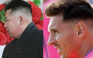 Messi tái xuất với kiểu tóc giống hệt Kim Jong-un