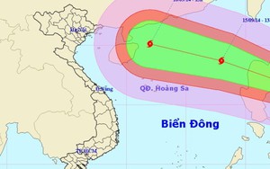 Bão Kalmaegi giật cấp 15-16 khi vào Biển Đông