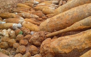 Phát hiện hầm bom, đạn "khủng" tại Quảng Trị