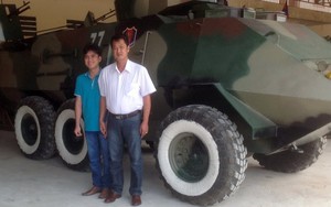 Chế tạo xe bọc thép cho Campuchia, 2 nông dân nhận huân chương