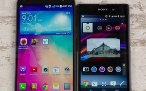 LG G Pro 2 tranh tài với Sony Xperia Z1