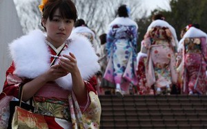 Ngắm thiếu nữ Nhật xinh đẹp trong ngày lễ trưởng thành
