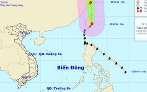 Bão Fung-Wong không còn khả năng đi vào Biển Đông Việt Nam