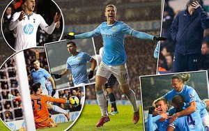 Man City hủy diệt Tottenham, Chelsea gây thất vọng lớn