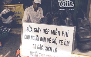 Gặp anh thợ sửa giày dép miễn phí cho người nghèo ở Sài Gòn