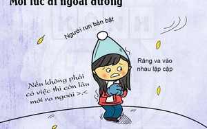 Những nỗi sợ "kinh điển" chỉ có vào mùa đông