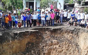 Hố tử thần khổng lồ xuất hiện ở Thanh Hóa: Cơ quan chức năng nói gì?