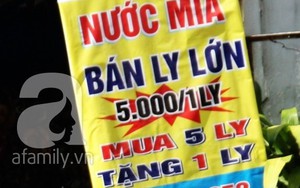 Những chiêu quảng cáo nước mía 3.000/ly độc đáo ở Sài Gòn