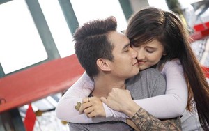 Khắc Việt diễn nhiều cảnh "khoá môi" với hot girl
