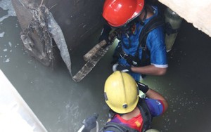 Tìm nhiều giờ dưới cống, thi thể cháu bé vẫn biệt tăm