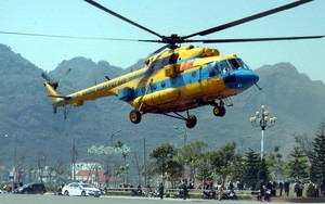 Hình ảnh chuyến công tác đặc biệt của trực thăng vừa gặp nạn
