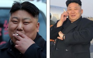 Bản sao của Kim Jong Un quạt thịt xiên, hút thuốc trên phố TQ