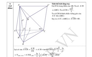 Đáp án môn Toán khối B thi đại học năm 2014