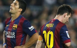 Messi “đấu súng” Luis Suarez