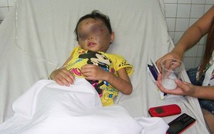 Xót xa hình ảnh bé gái 4 tuổi bị đánh đập dã man