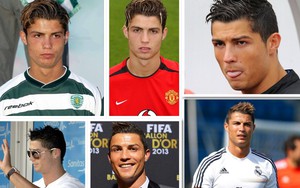 60 kiểu đầu của Ronaldo: Từ gã ngố đến người đàn ông quyến rũ