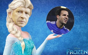 Wenger hát nhạc chế Let it go "ám quẻ" Fabregas