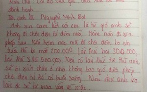 Bản cam kết 'nếu chơi điện tử, anh sẽ mặc váy'