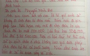 Bản cam kết 'nếu chơi điện tử, anh sẽ mặc váy'