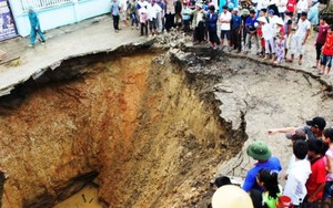 Phát hiện hang động đá vôi bên dưới “hố tử thần” đang gây hoang mang cho người dân ở Thanh Hóa