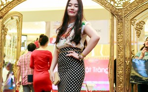 Người tình Cao Thái Sơn bắt chước Ngọc Trinh mặc váy nhái