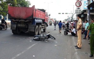 Thai phụ lại bị xe ben tông, kéo lê đi nhiều mét