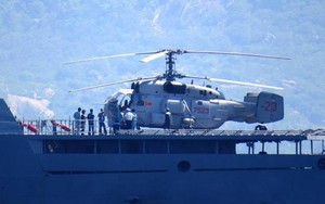 [Video] Trực thăng Ka-28 của Việt Nam hạ cánh trên tàu hộ vệ tên lửa