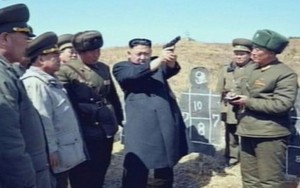 Triều Tiên lấy biểu tượng quốc gia của TQ làm bia tập bắn