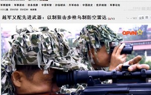 Lính bắn tỉa Việt Nam xuất hiện trên báo Trung Quốc