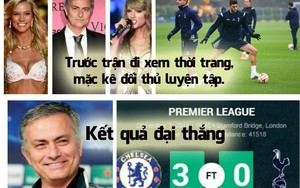 Ảnh vui: Mourinho đại thắng nhờ đi xem người mẫu