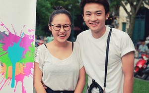 Con gái Quốc Trung đưa người yêu đi cổ vũ bố